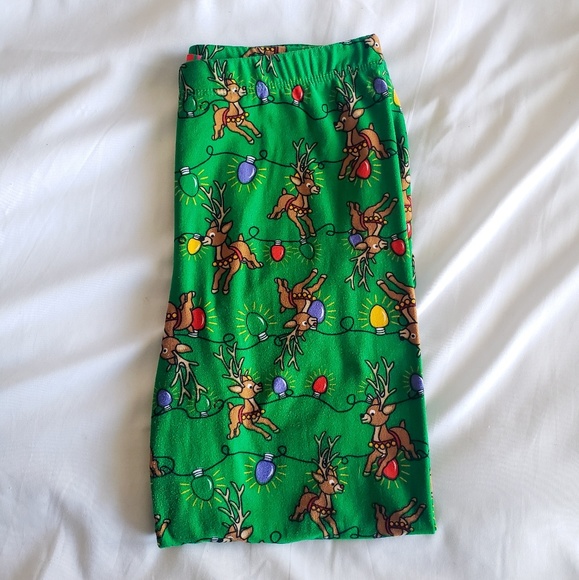 belk Pants - Merry Wear Christmas/Holiday Leggings - Green